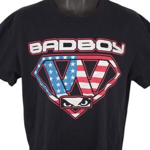 Chris Weidman T Shirt Mens Size Large Black Bad Boy MMA Pro Series UFC Fighter